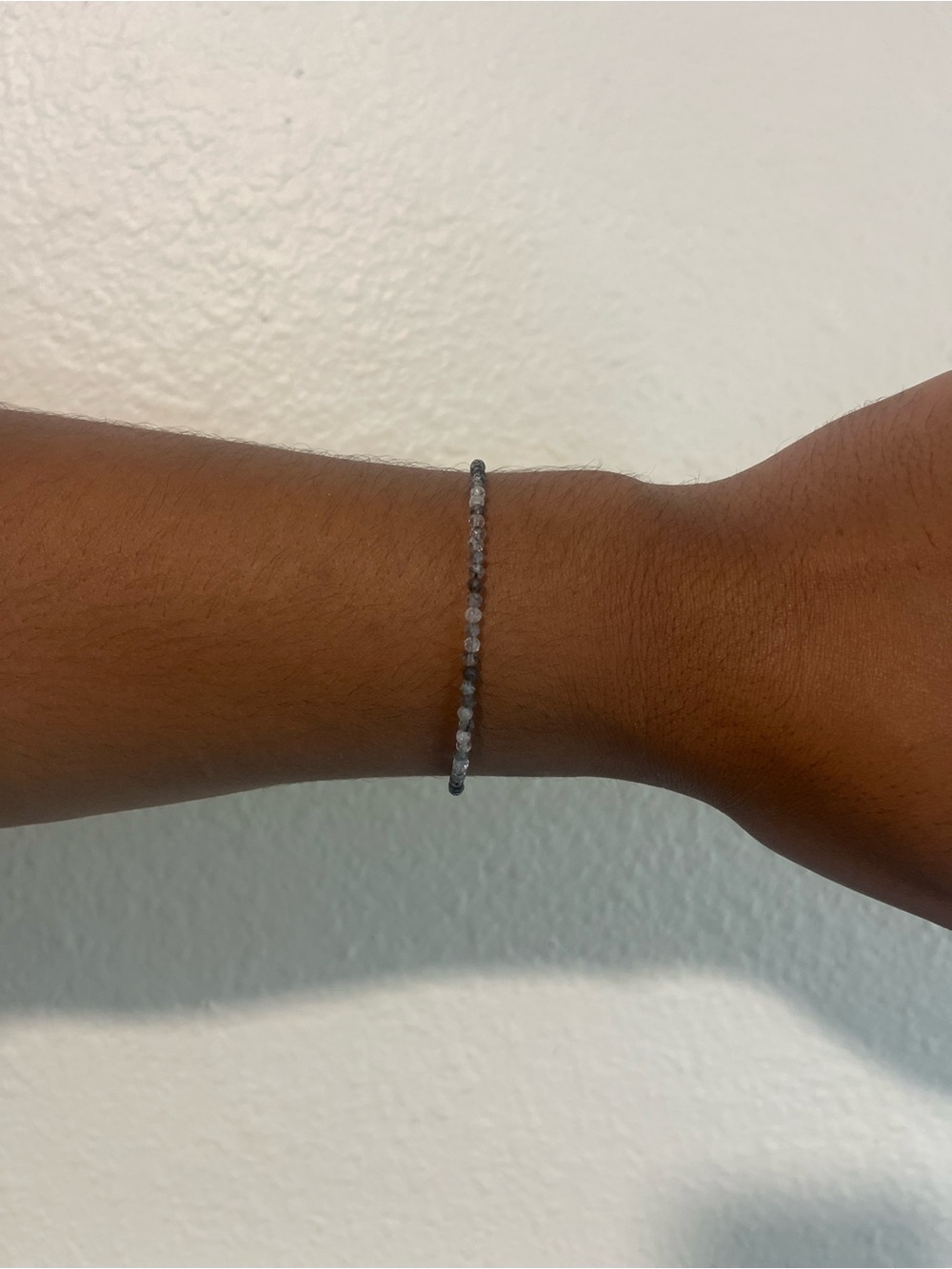 Black Tourmaline Faceted Bracelet